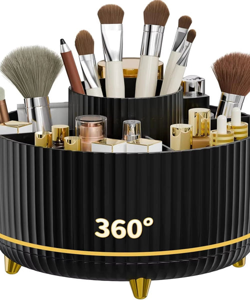 ° Rotate Makeup Brush Holder Organizer.