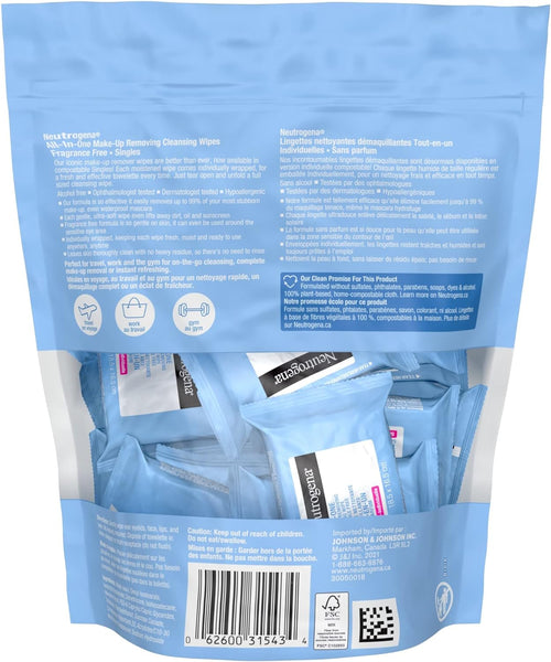All-In-One Makeup Removing Cleansing Wipes.