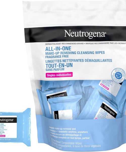 All-In-One Makeup Removing Cleansing Wipes.