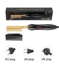 2 In1 Hot Comb Hair Straightener.