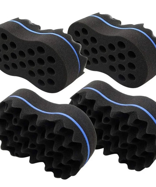 Oval Double Sides Magic Twist Hair Brush Sponge.