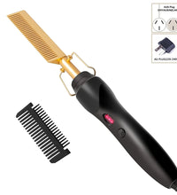 2 In1 Hot Comb Hair Straightener.