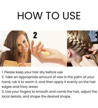 50G Braiding & Edge Control Gel – Long-Lasting, Frizz-Free Hold for Twist & Style