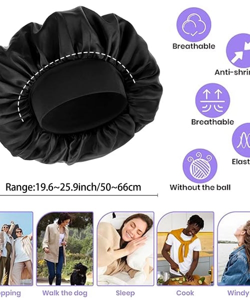 Satin Bonnet Hair Bonnet for Sleeping.