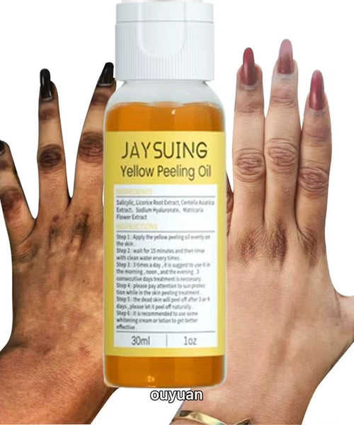 Yellow Peeling Oil – Exfoliates, Whitens & Moisturizes for Smooth, Glowing Skin.